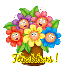 Gif toutes mes félicitations